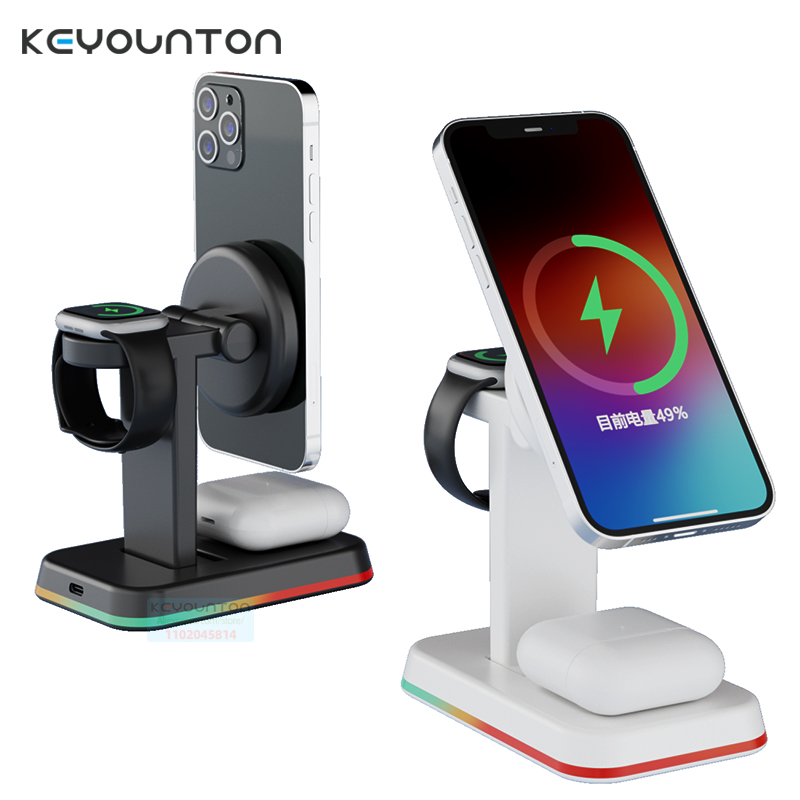 Watch 7 Smartwatch Iphone - 15W Fast Magnetic Wireless Charger Stand