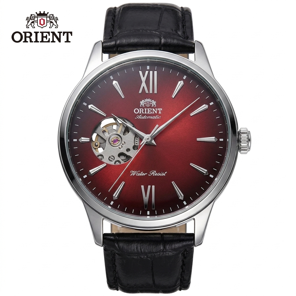 Seiko Watch Presage - Orient Men Open Heart Skeleton Automatic