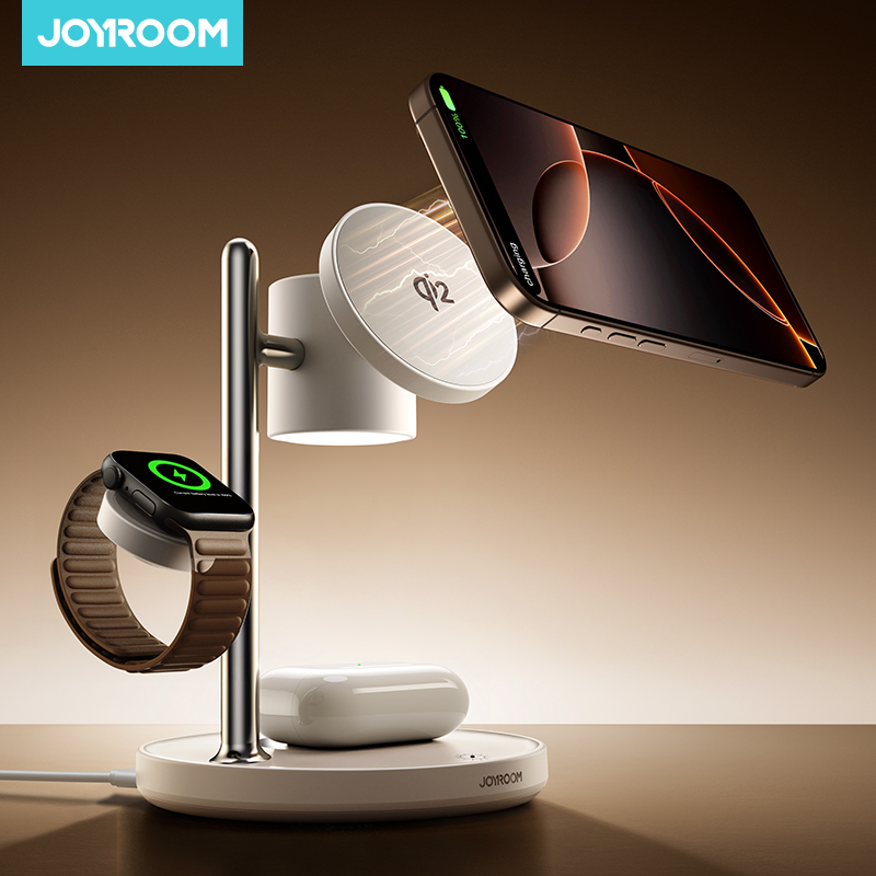 Smartwatch Watches For Iphone - Joyroom 4-in-1 Magnetic Charging Station for