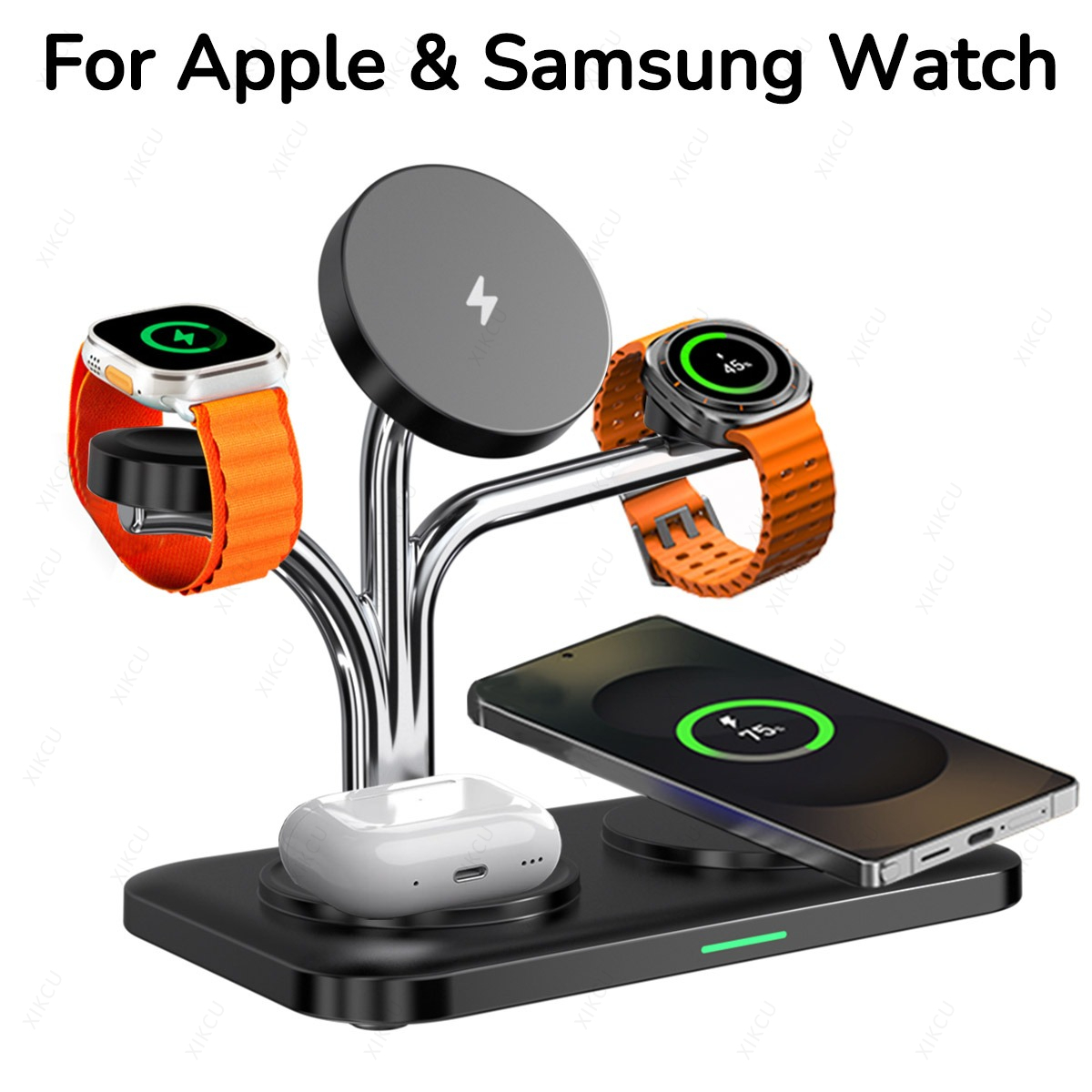 Smartwatch Watches For Iphone - 5 IN 1 Magnetic Wireless Charger