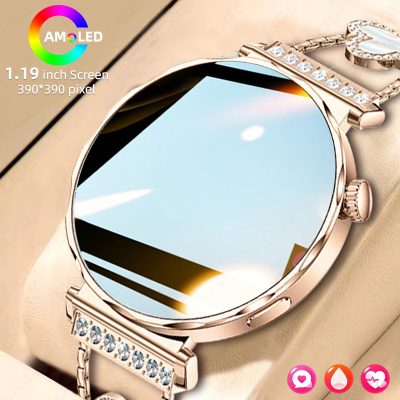 Smartwatch Luxury Watches For Women - LIGE Luxury Smart Watch Women AMOLED