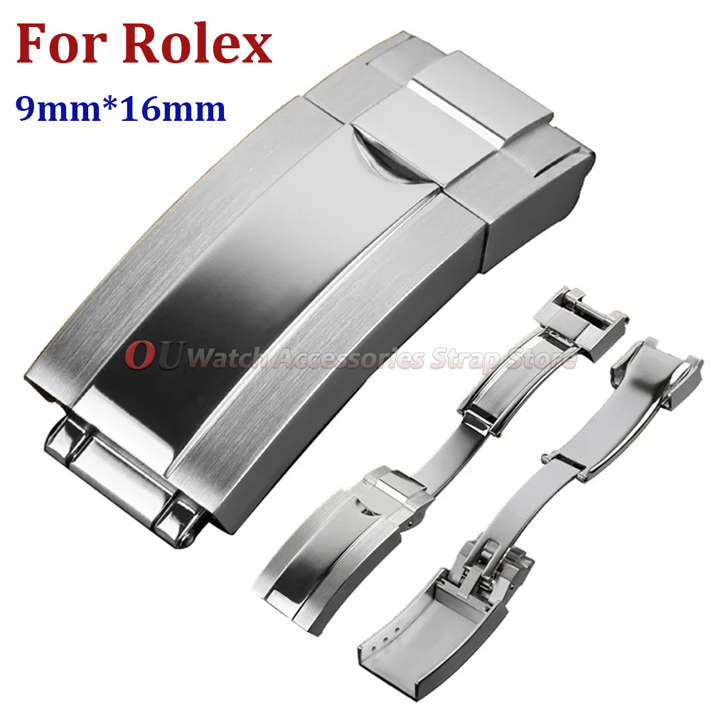 Rolex Watch Submariner - 9mmx16mm Stainless Steel Deployment Clasp for