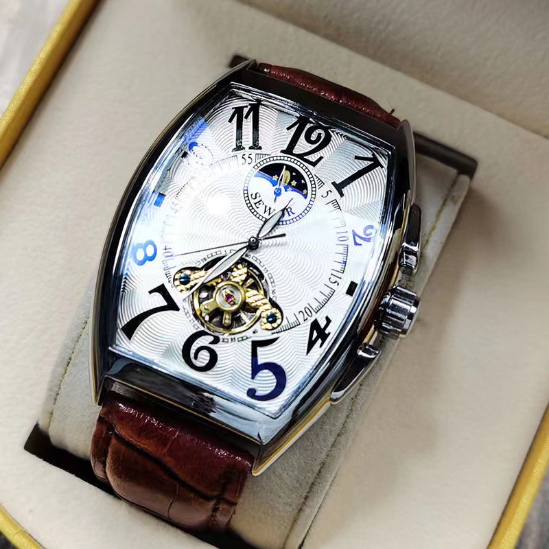 SEWOR Mechanical Watch Men Gol - Seiko Watch Presage recension och pris