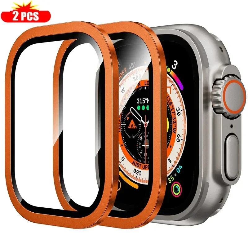 2PCS Titanium Metal Frame for  - Smartwatch Watches Gift For Women recension och pris