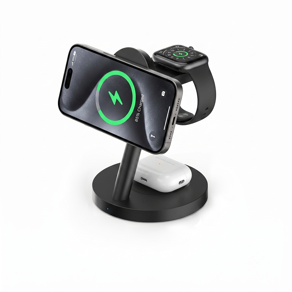 3in1 Qi2.2 25W Fast Wireless C - Smartwatch Watches For Iphone recension och pris