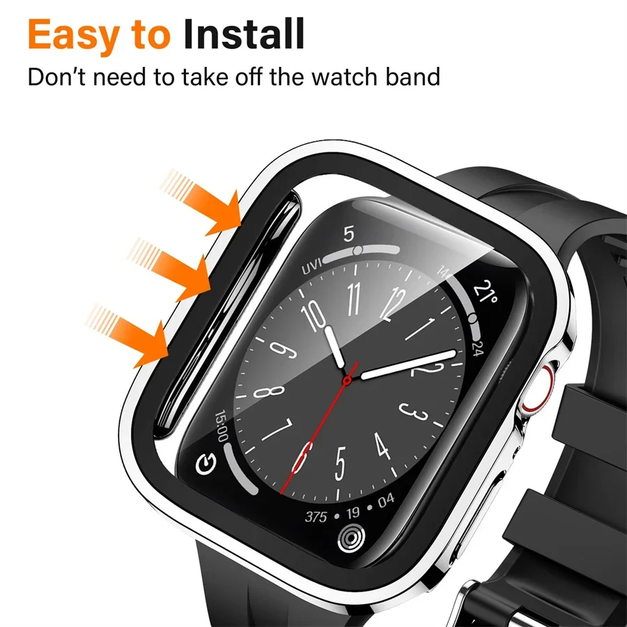 Glass+cover For Apple Watch ca - Smartwatch Watches Girls recension och pris