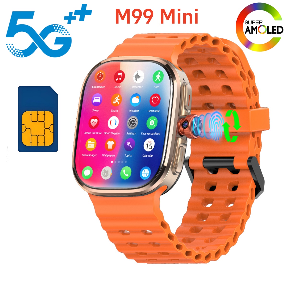 M99 Mini Smartwatch 5G Android - Smartwatch Nothing Watches recension och pris