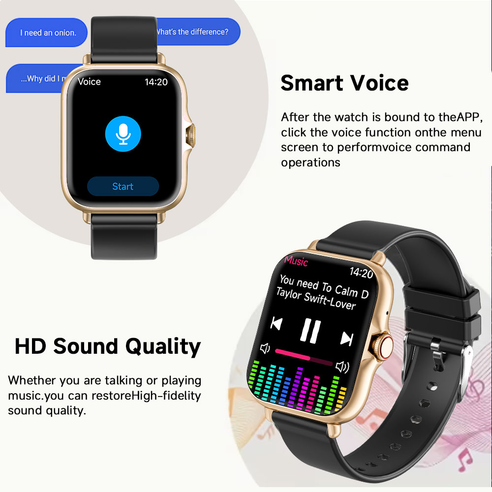 New 1.83''Screen Smartwatch Wi - Smartwatch Watches Gift For Women recension och pris