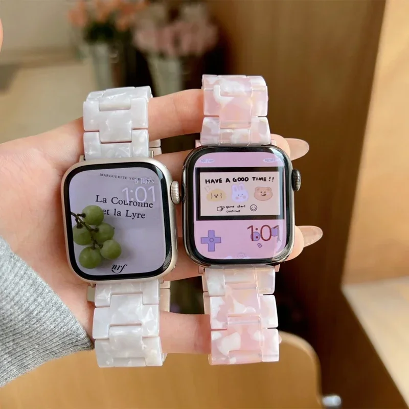 Luxury Resin strap for Apple W - Smartwatch Luxury Watches For Women recension och pris