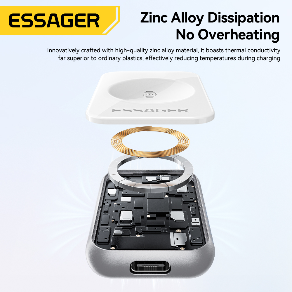 Essager 5W Magnetic Wireless C - Watch 7 Smartwatch Iphone recension och pris