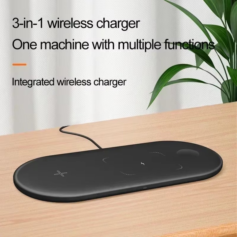 Desktop 3 in 1 Wireless Charge - Watch 7 Smartwatch Iphone recension och pris