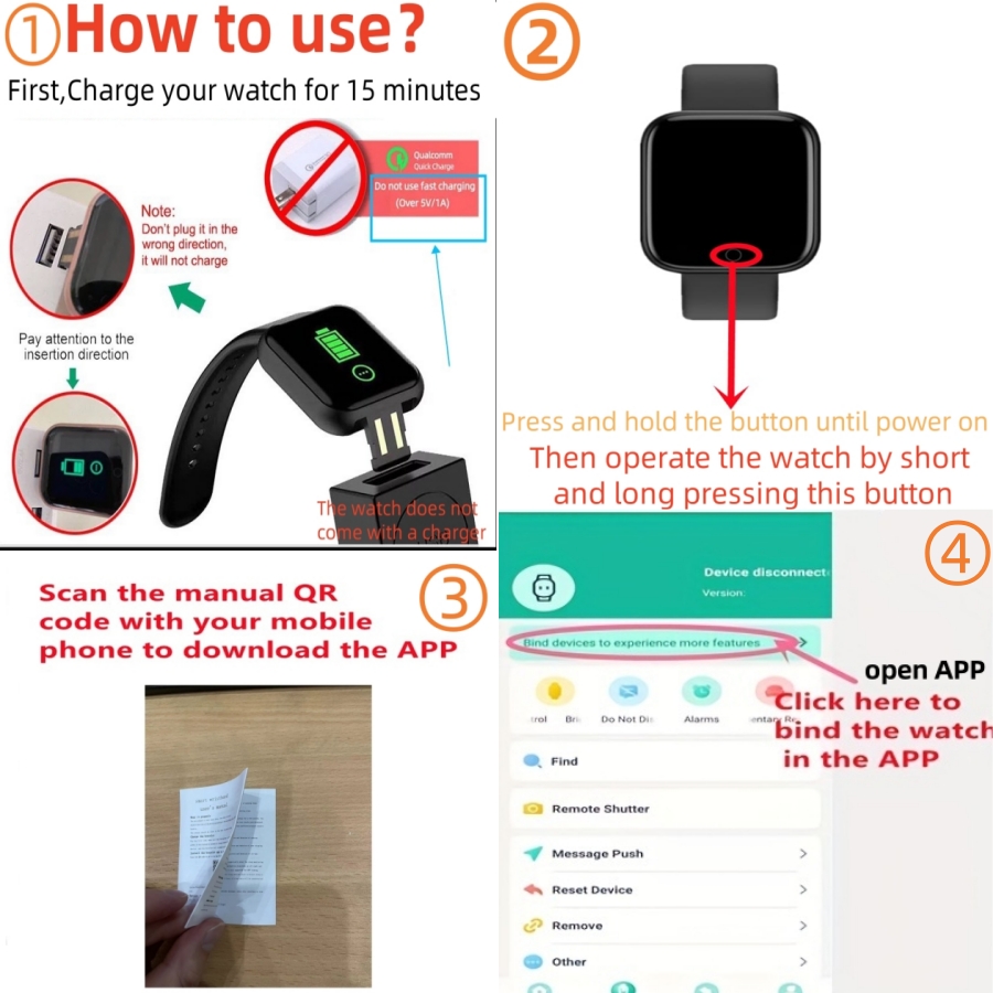 Smart Watch For Men Women Spor - Smartwatch Watches Girls recension och pris