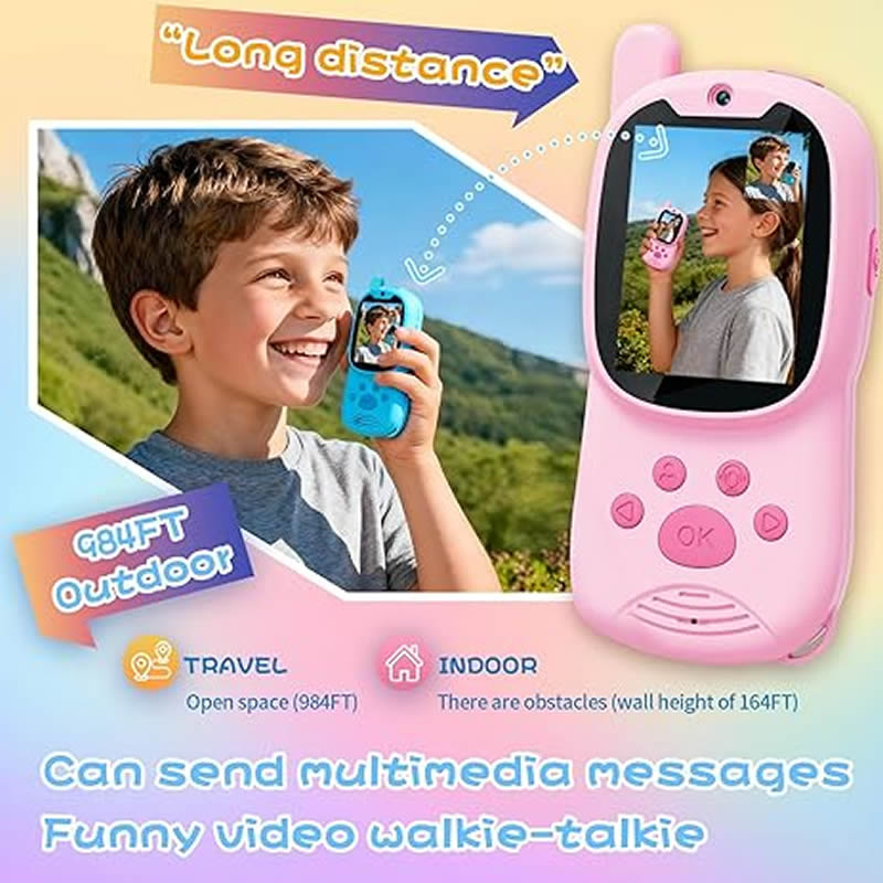 Walkie Talkies Cute 2Pack Rech - Smartwatch Watches For Boys recension och pris
