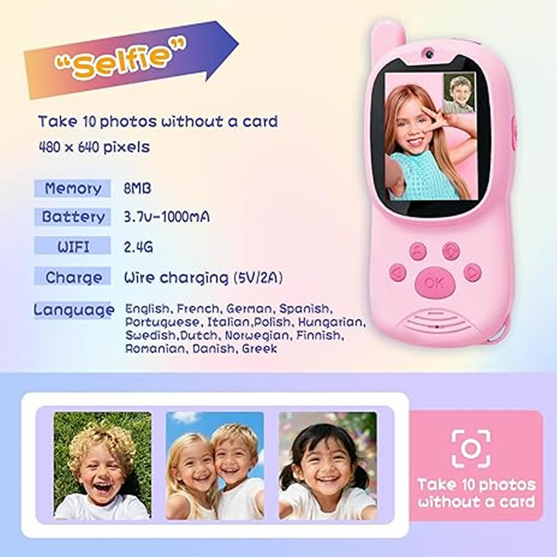 Walkie Talkies Cute 2Pack Rech - Smartwatch Watches For Boys recension och pris
