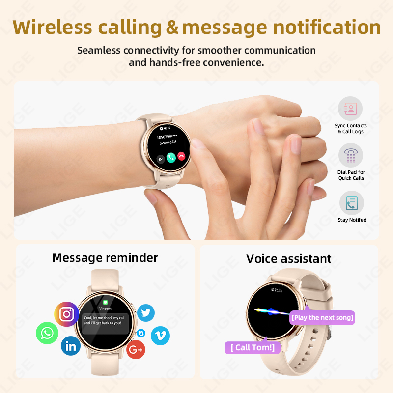 2026 LIGE Women Smart Watch Lu - Smartwatch Luxury Watches For Women recension och pris