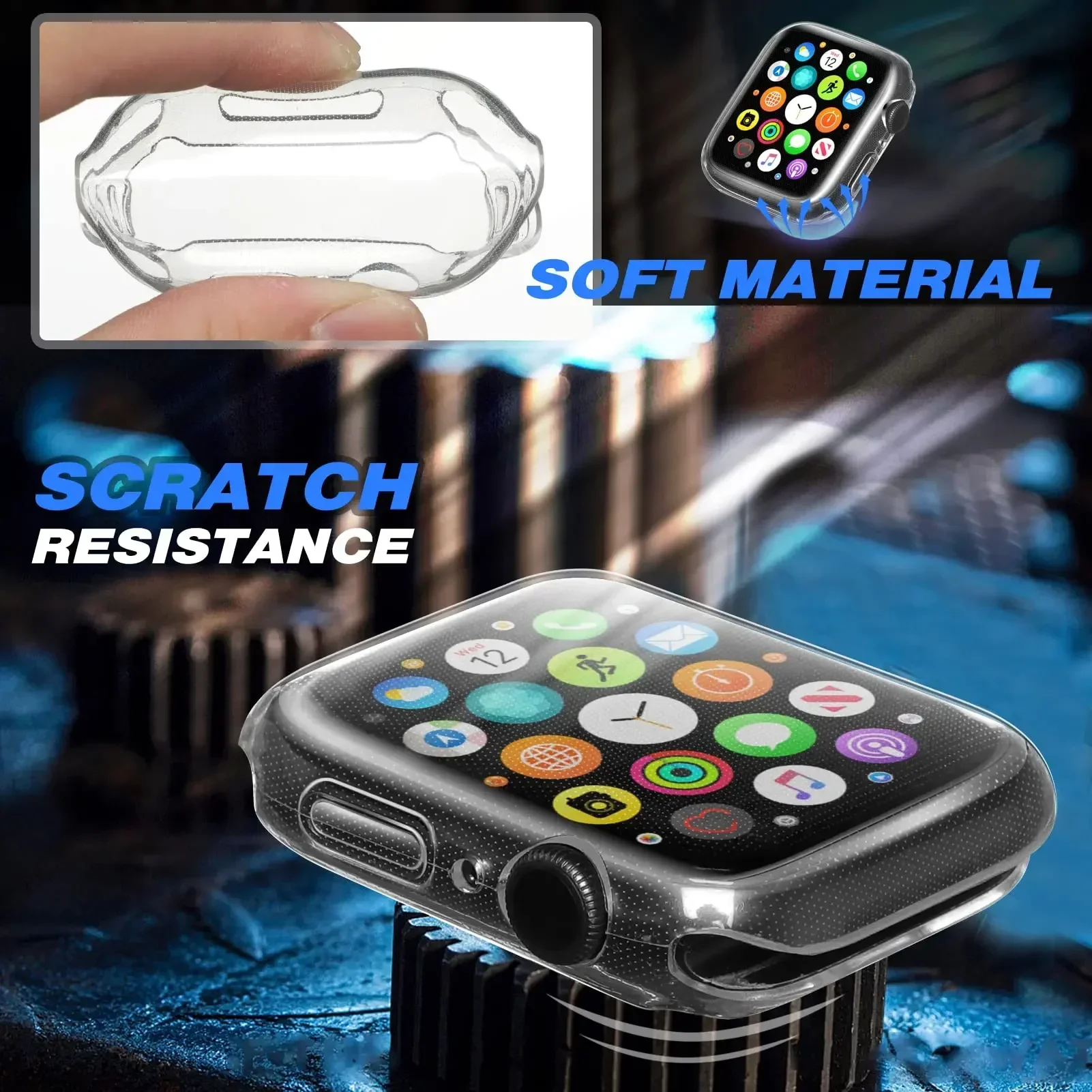 Cover For Apple Watch Case 44m - Smartwatch Watches Girls recension och pris