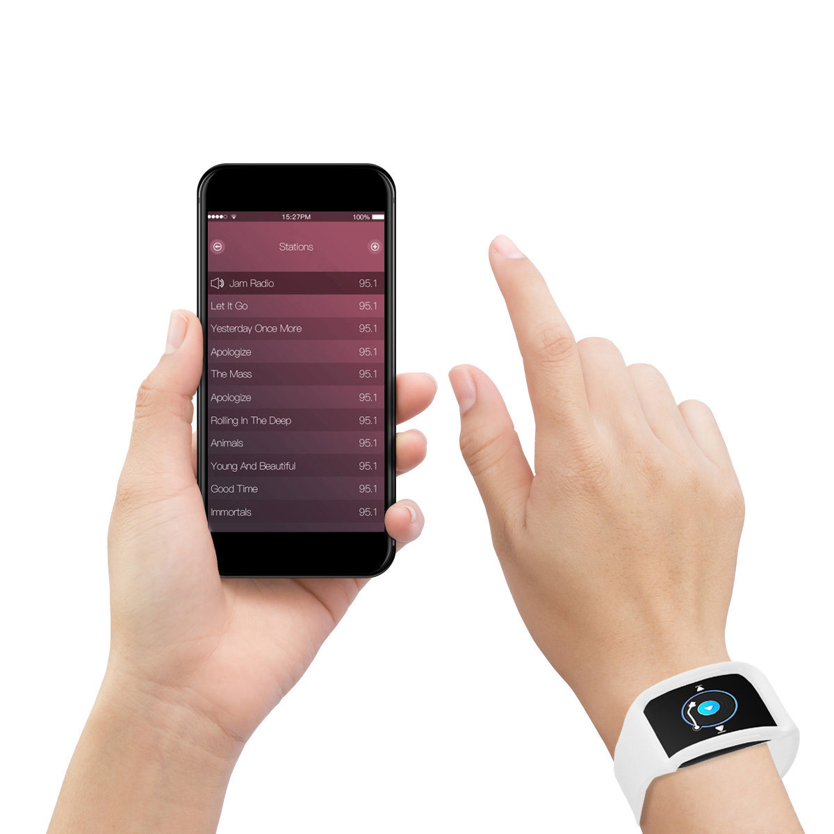 Tpe Smart Watch Band for S R75 - Smartwatch Premium Watches For Men recension och pris