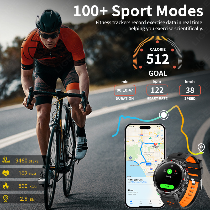 LIGE New Smart Watch Men Outdo - Smartwatch Premium Watches For Men recension och pris