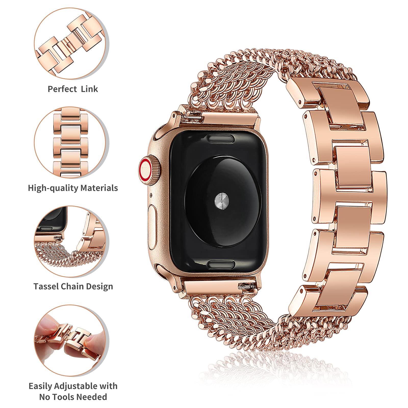 Starlight band for Apple watch - Smartwatch Luxury Watches For Women recension och pris