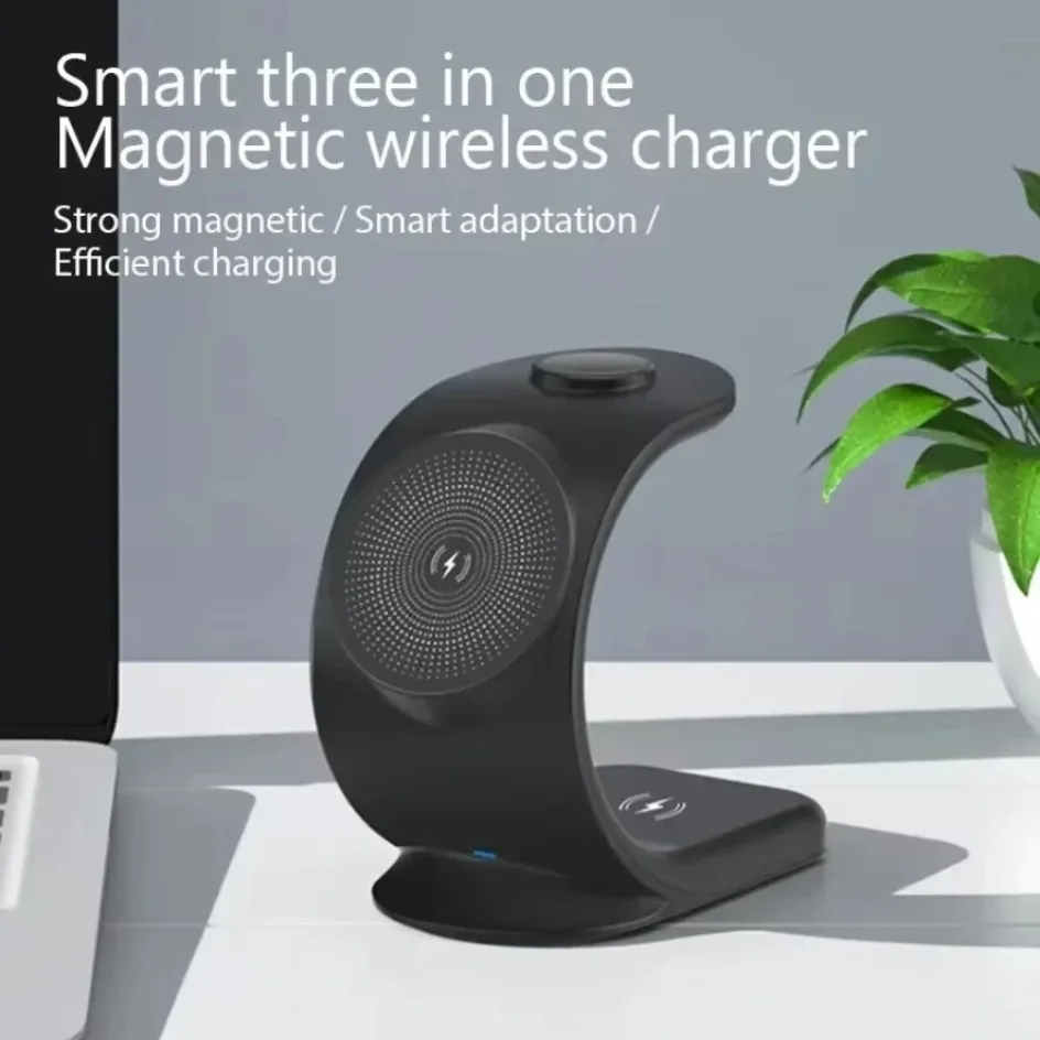 Magnetic Wireless Charger 3 in - Watch 7 Smartwatch Iphone recension och pris