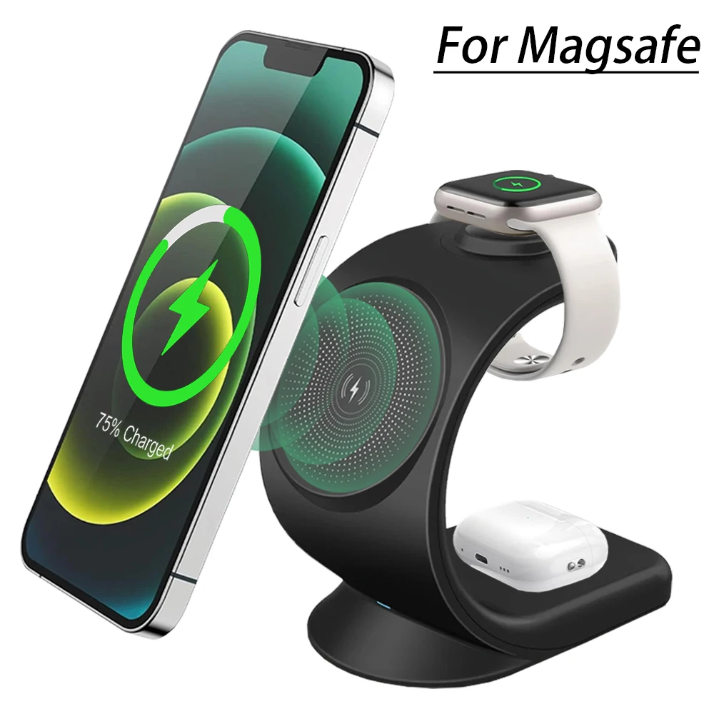 Magnetic Wireless Charger 3 in - Watch 7 Smartwatch Iphone recension och pris