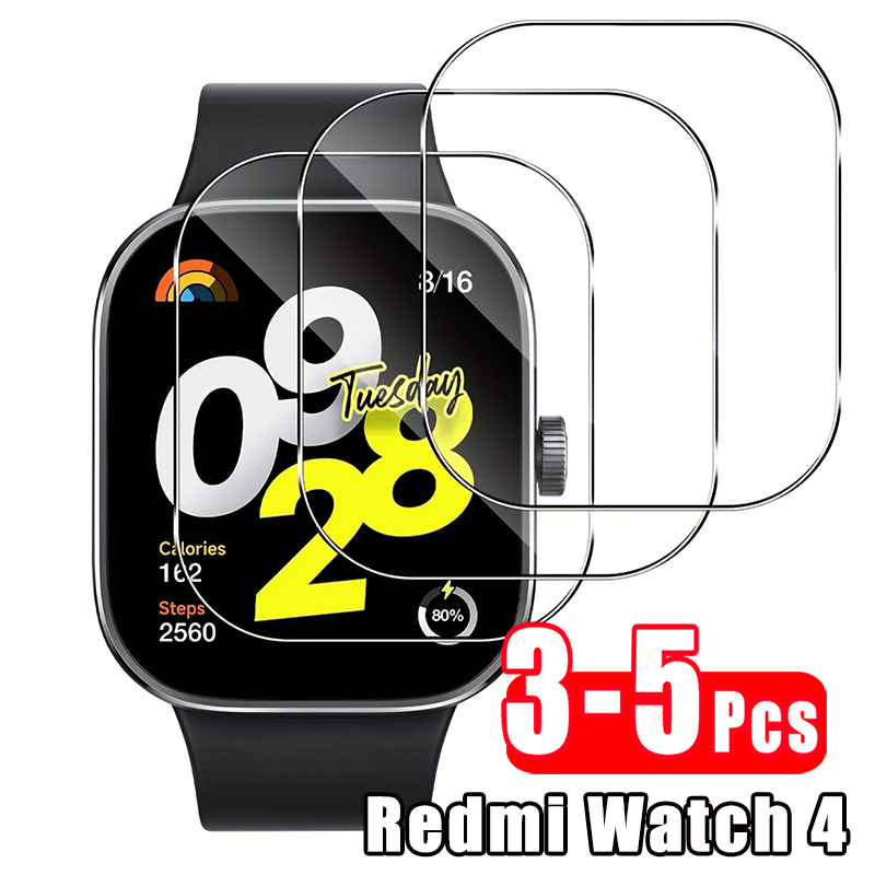 3-5Pcs Premium Tempered Glass  - Watch Redmi recension och pris