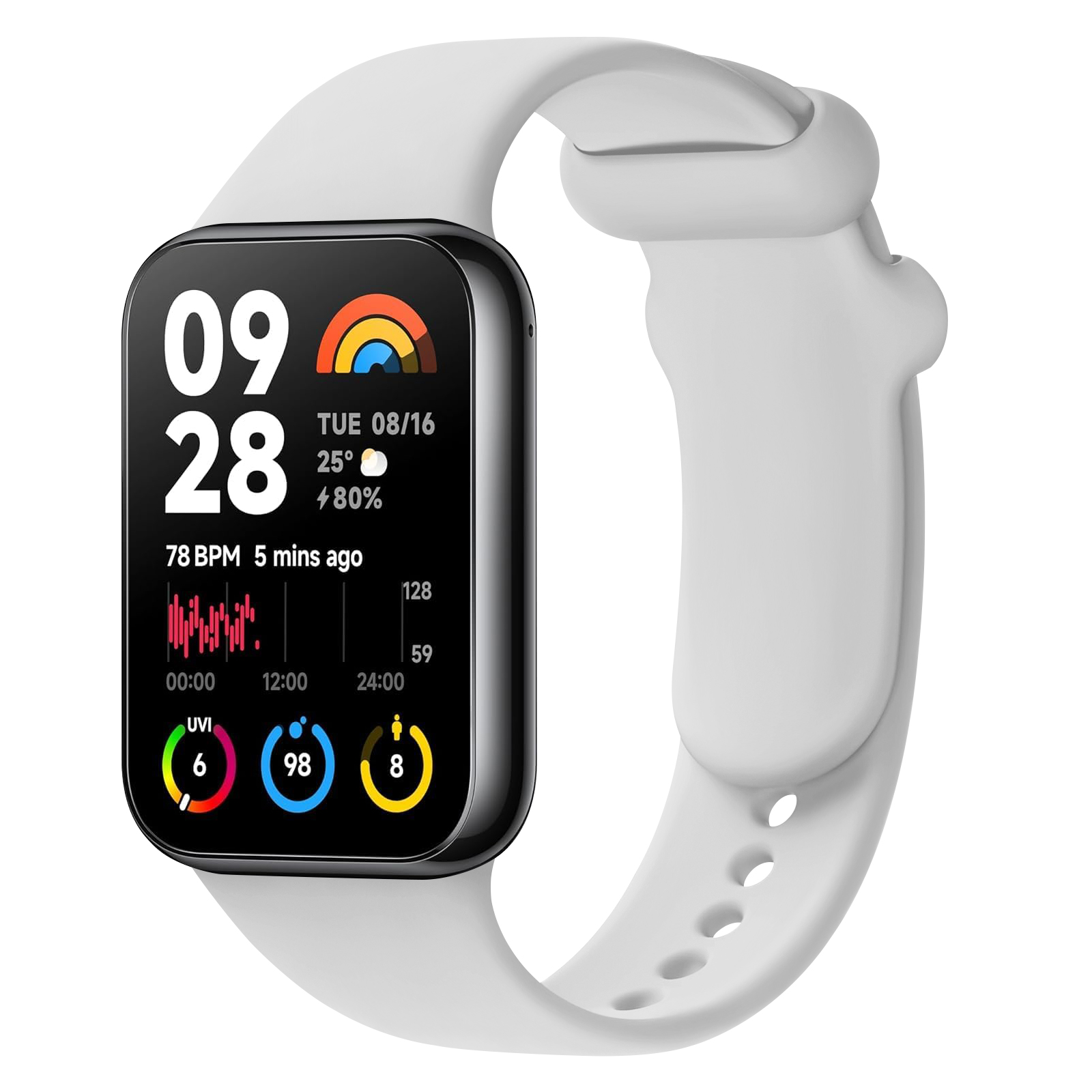 Silicone Strap For Xiaomi Mi S - Tag Watches Smartwatch recension och pris