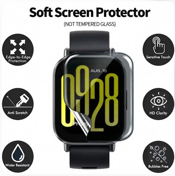 2Pcs Privacy Hydrogel Film For - Watch Redmi recension och pris