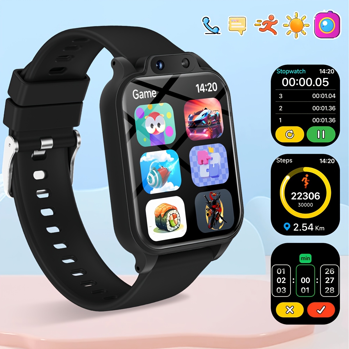 Youngsters's Smart Watch with  - Smartwatch Watches For Boys recension och pris