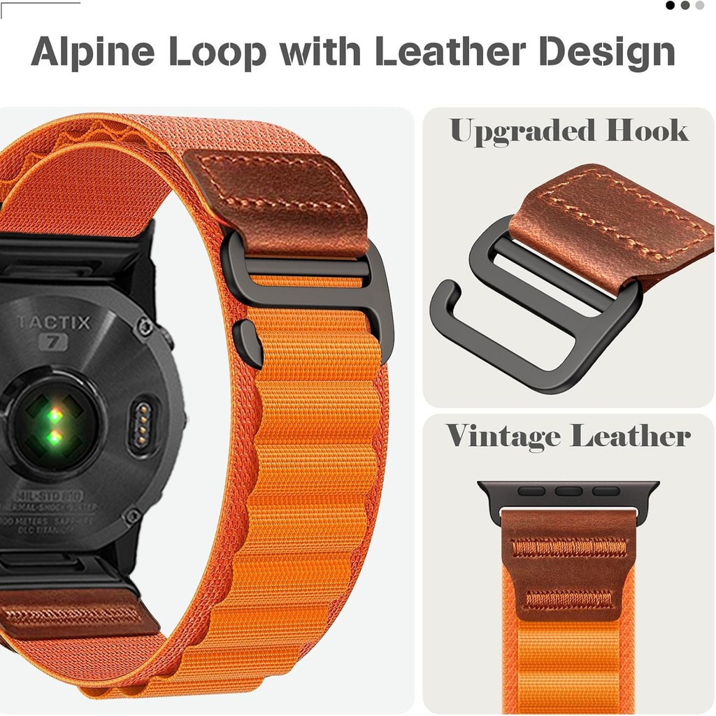 QuickFit 22mm 26mm Nylon Strap - Tag Watches Smartwatch recension och pris