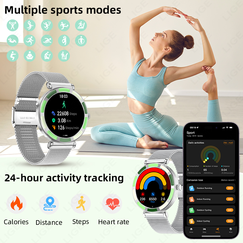 LIGE Luxury Women Smart Watche - Smartwatch Luxury Watches For Women recension och pris