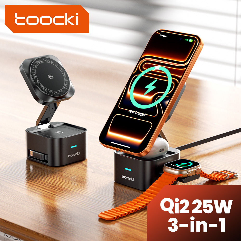 Toocki QI2.2 25W Wireless Char - Smartwatch Watches For Iphone recension och pris