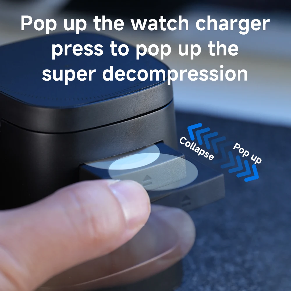 Magnetic 3 in 1 Wireless Charg - Watch 7 Smartwatch Iphone recension och pris