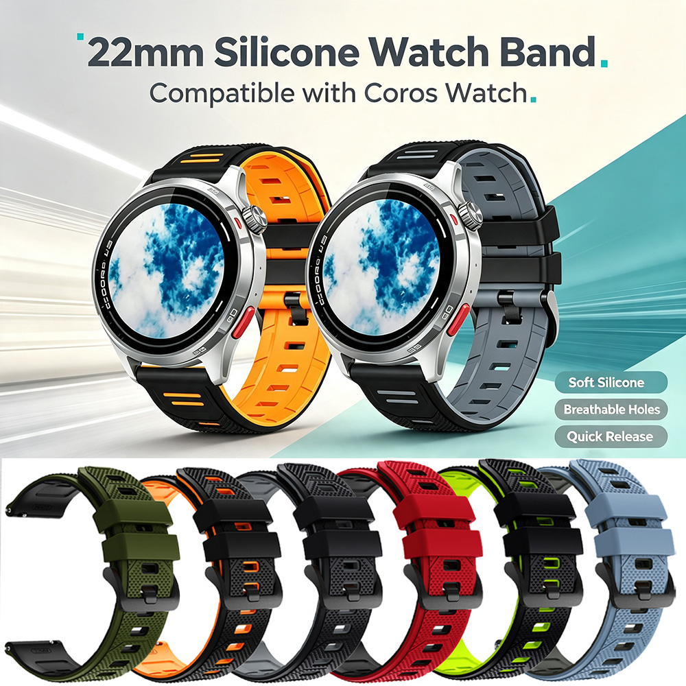 Quick Release 22mm Soft Silico - Titan Watches Smartwatch recension och pris
