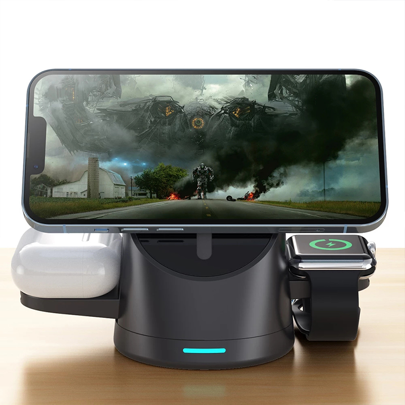 15W Magnetic 3 in 1 Fast Wirel - Watch 7 Smartwatch Iphone recension och pris