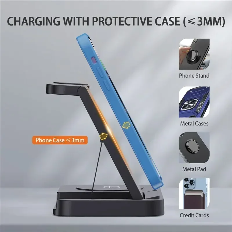 Travel 4 in 1 Wireless Charger - Smartwatch Watches For Iphone recension och pris