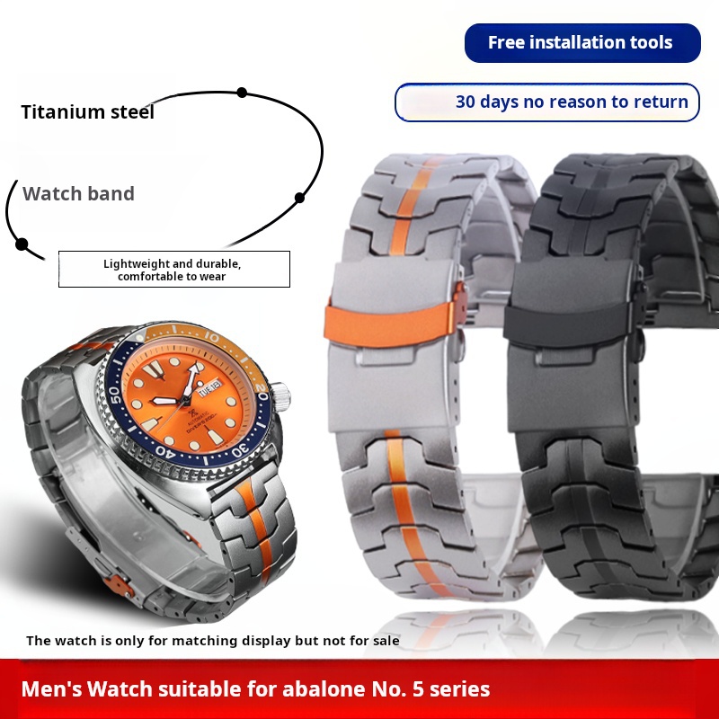 22mm For Seiko canned abalone  - Seiko Watch 5 Sports recension och pris