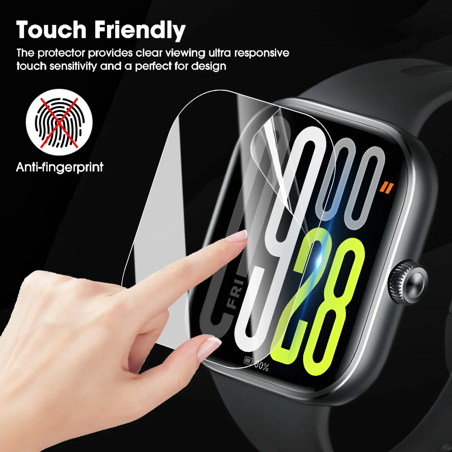1-5PCS Hydrogel Protective Fil - Watch Redmi recension och pris