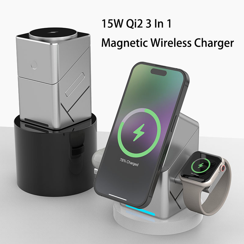 15W Touch Rotating Magnetic Mu - Smartwatch Watches For Iphone recension och pris