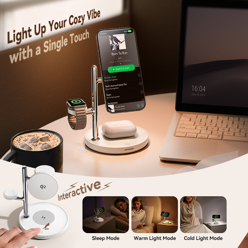 Joyroom 4-in-1 Magnetic Chargi - Smartwatch Watches For Iphone recension och pris