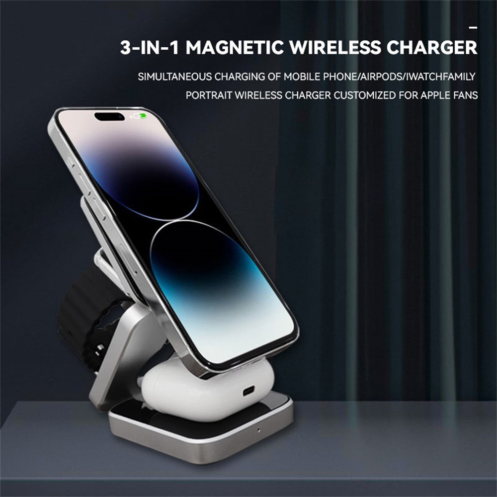Foldable Magnetic Wireless Cha - Watch 7 Smartwatch Iphone recension och pris