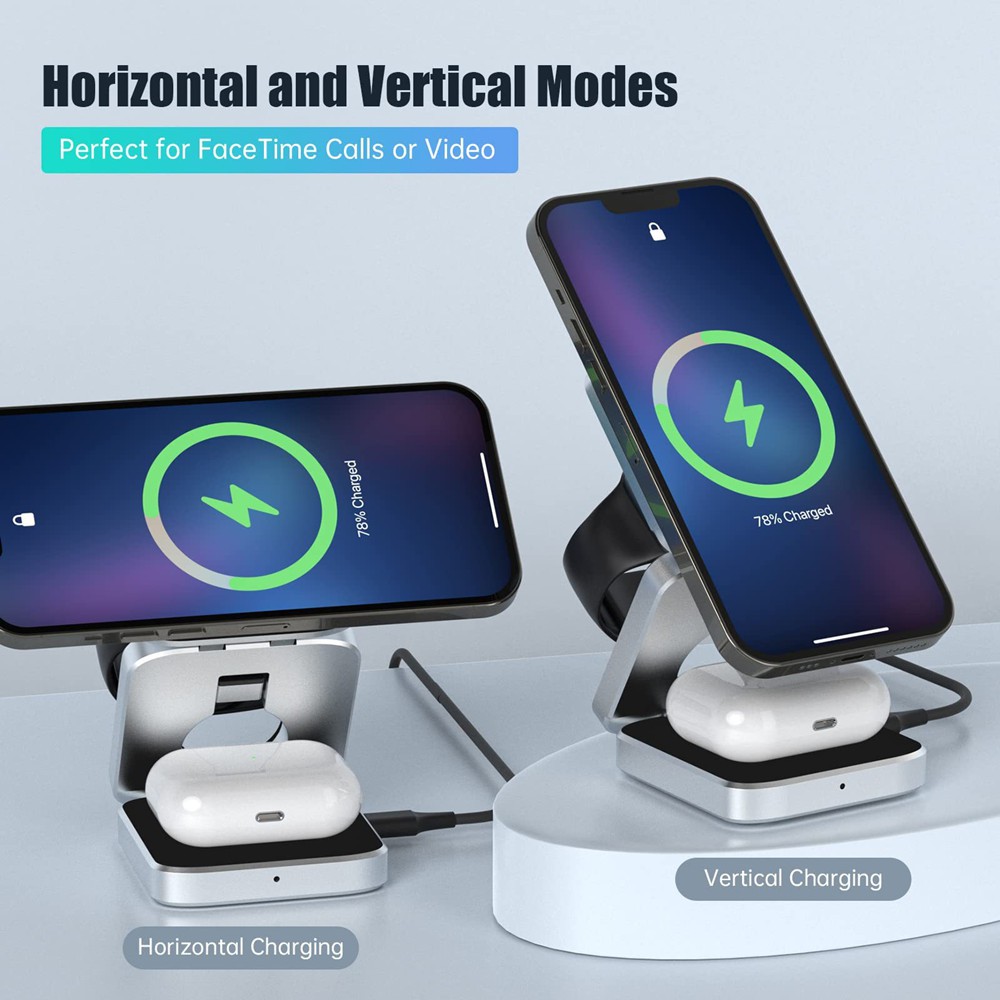 Foldable Magnetic Wireless Cha - Watch 7 Smartwatch Iphone recension och pris