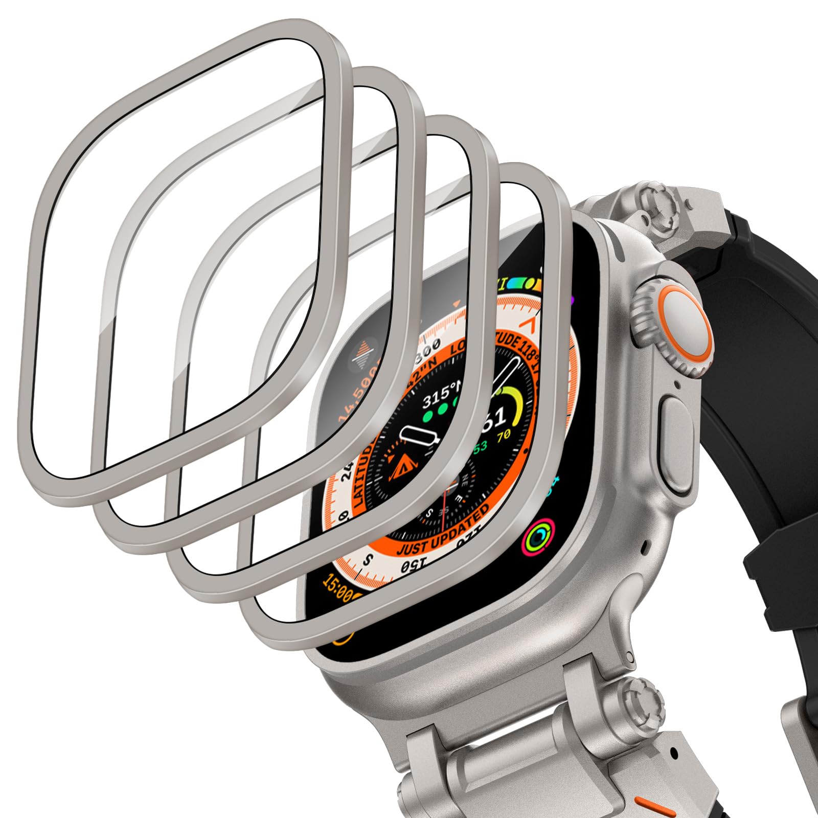 Aluminium Alloy Case+Tempered  - Smartwatch Watches Gift For Women recension och pris