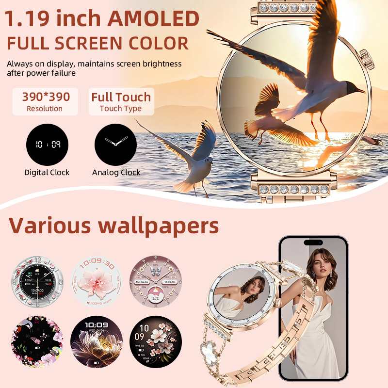 LIGE Luxury Smart Watch Women  - Smartwatch Luxury Watches For Women recension och pris