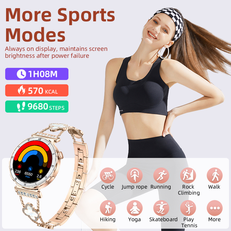 LIGE Luxury Smart Watch Women  - Smartwatch Luxury Watches For Women recension och pris