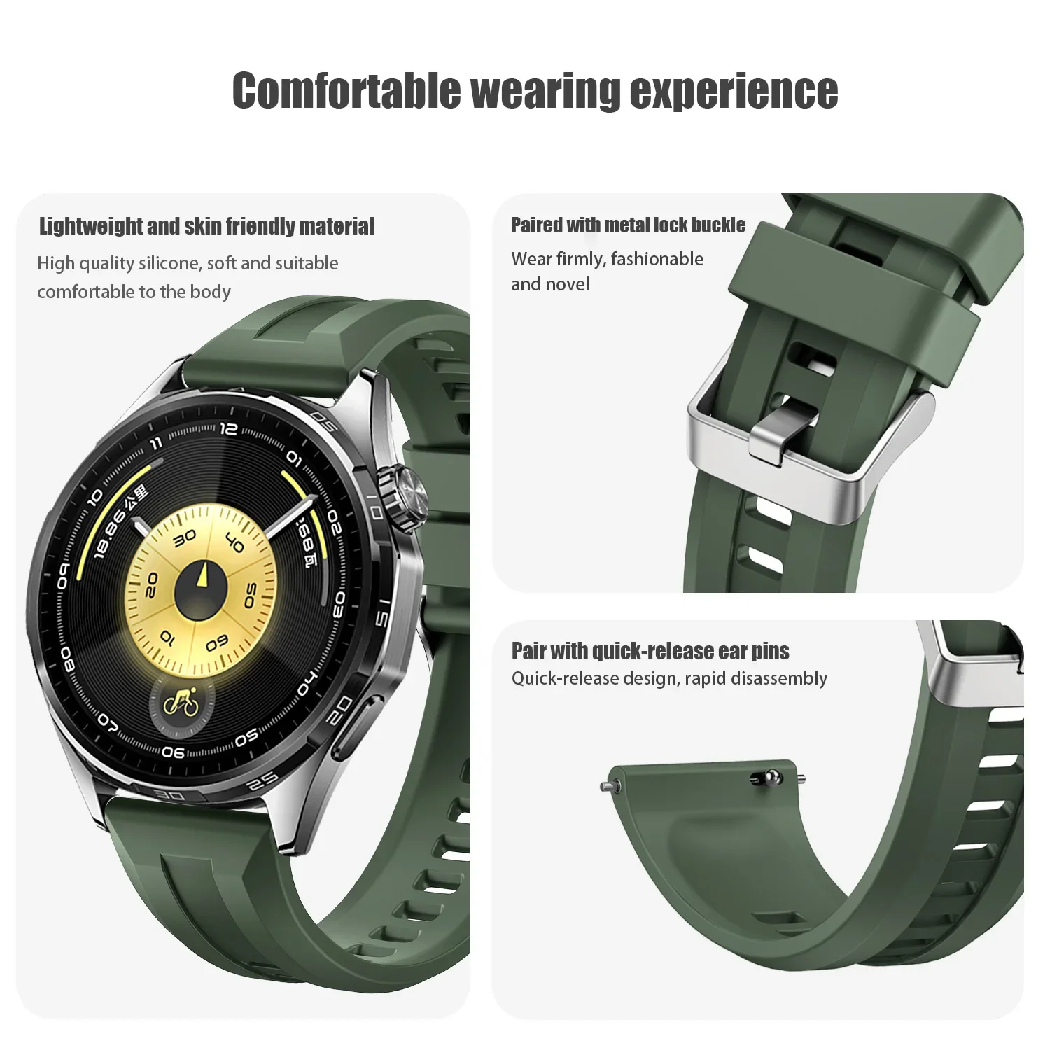 Sports Rubber Watch Strap 22mm - Titan Watches Smartwatch recension och pris