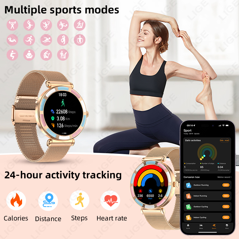 2026 LIGE Luxury Smart Watch F - Smartwatch Luxury Watches For Women recension och pris