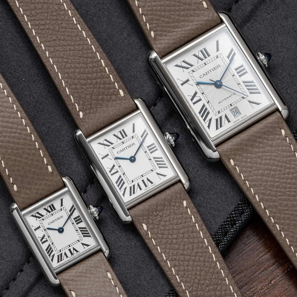 Father's Day Gift Epsom Leathe - Cartier Watch Santos recension och pris