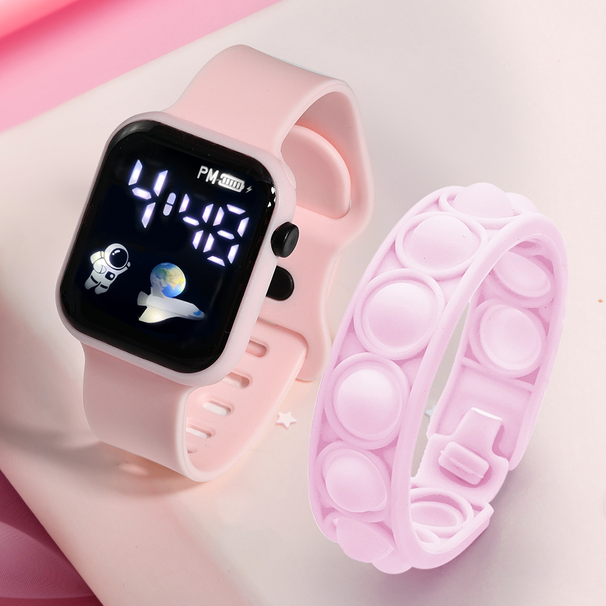 2PCS Children's Smart Watch Br - Smartwatch Watches Girls recension och pris